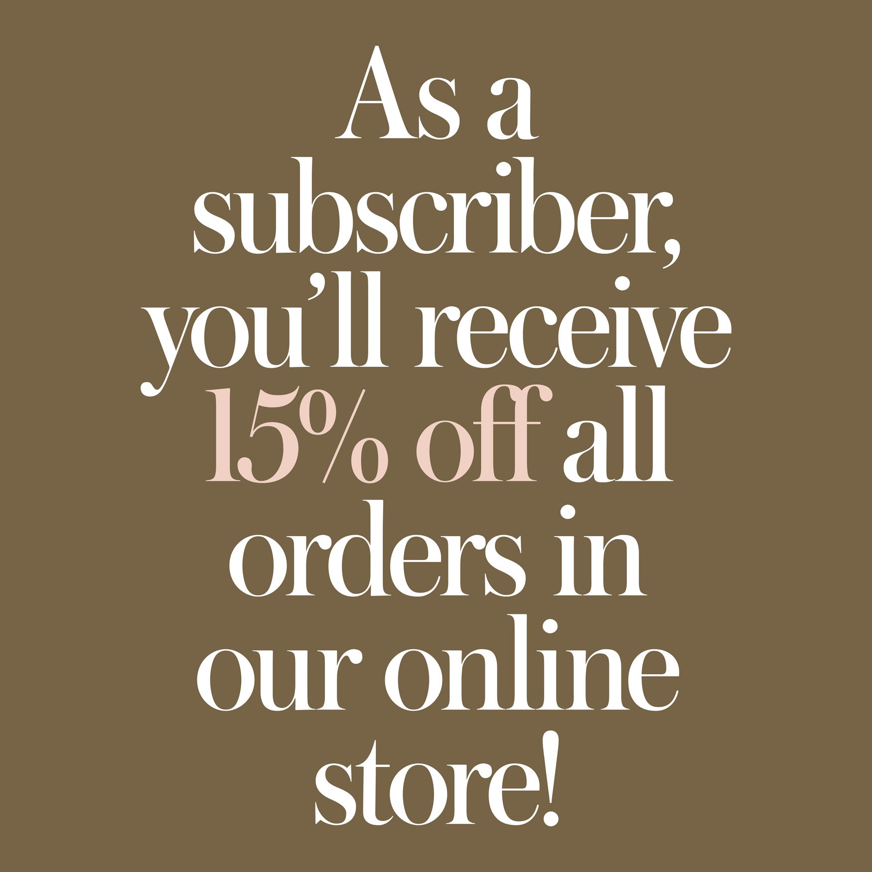 The Annual Subscription (Three Print Issues)
