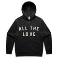 All The Love - zip hoodie