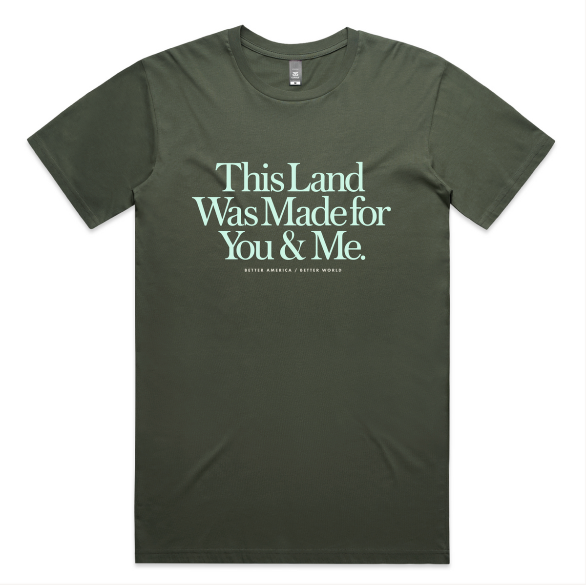 This Land Was Made For You And Me T-shirt (Cypress)