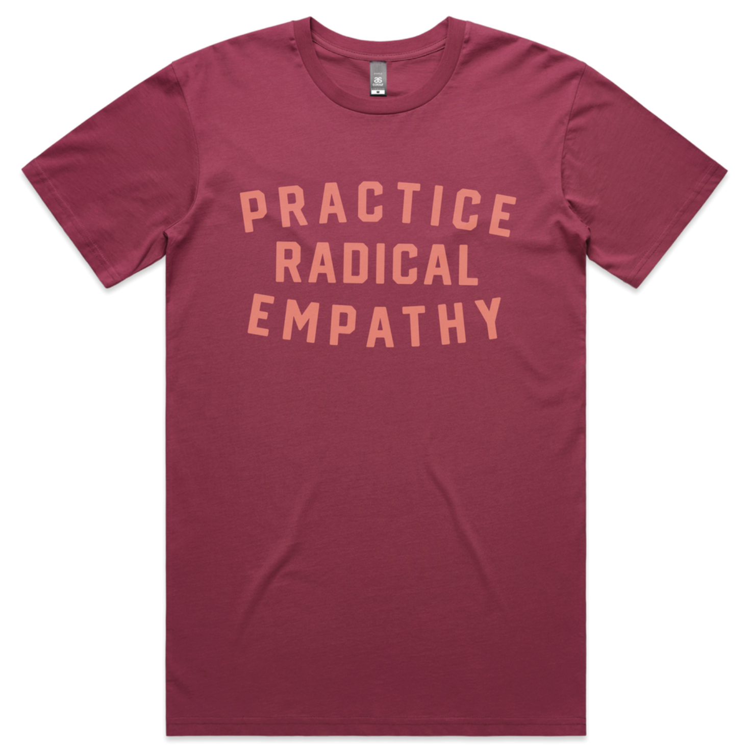 Practice Radical Empathy T-shirt (Berry)