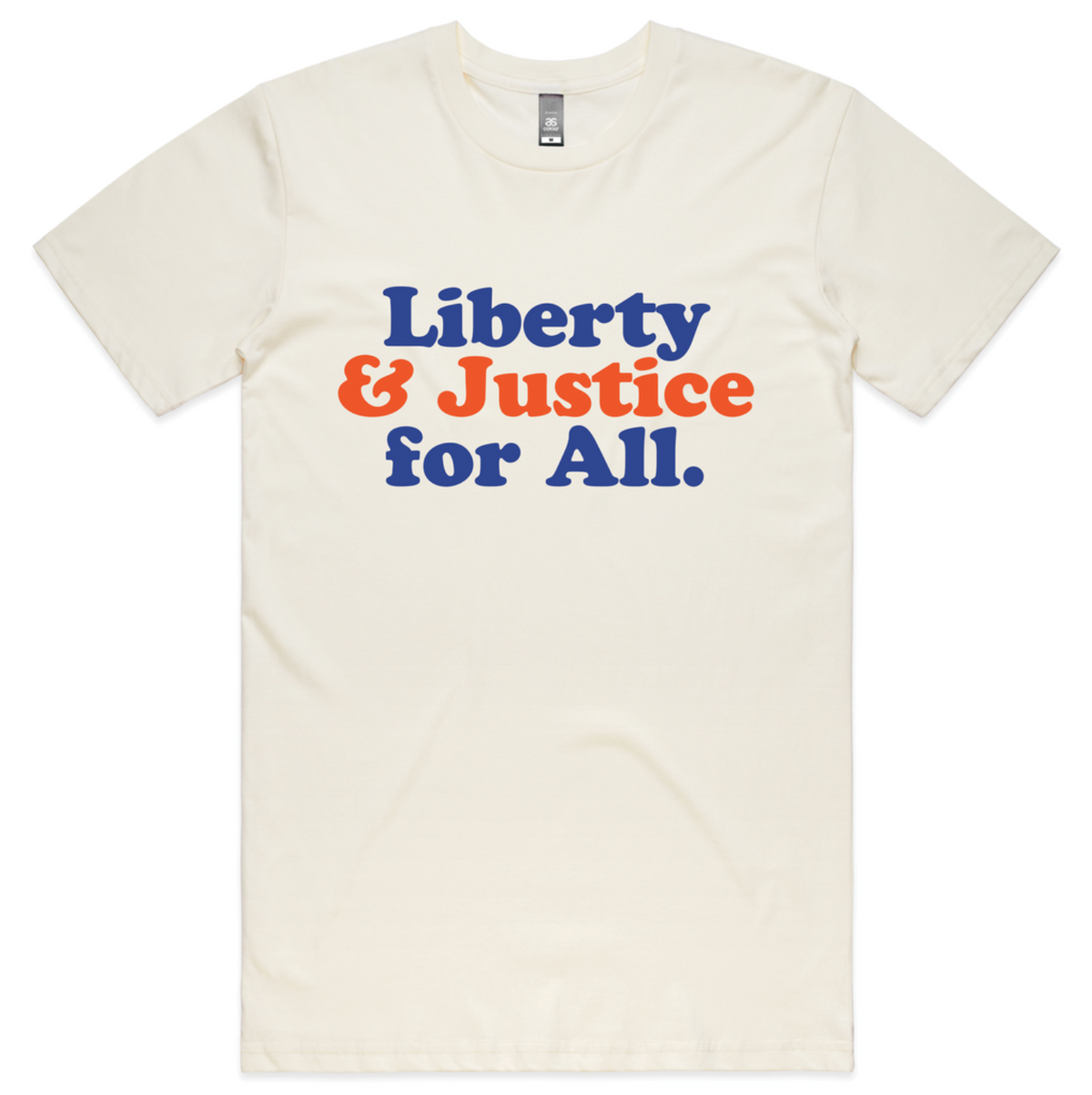 Liberty & Justice For All T-shirt (Natural)