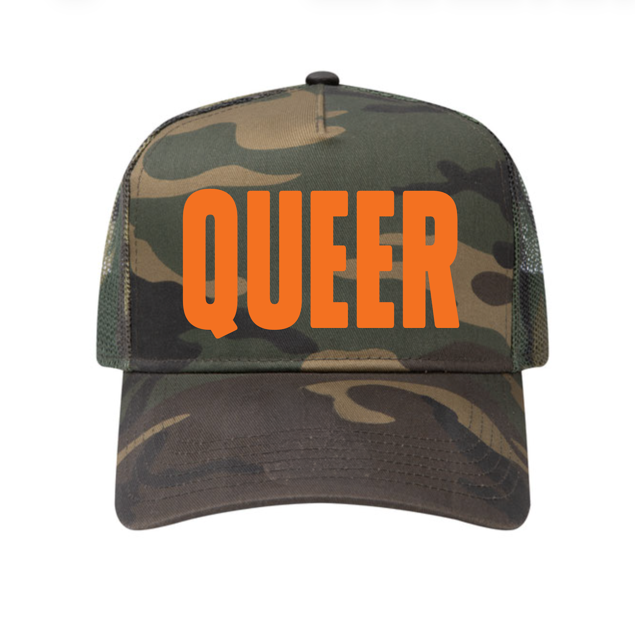 Queer Trucker Hat (Camo)