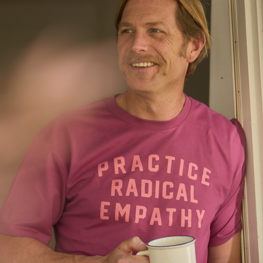 Practice Radical Empathy T-shirt (Berry)
