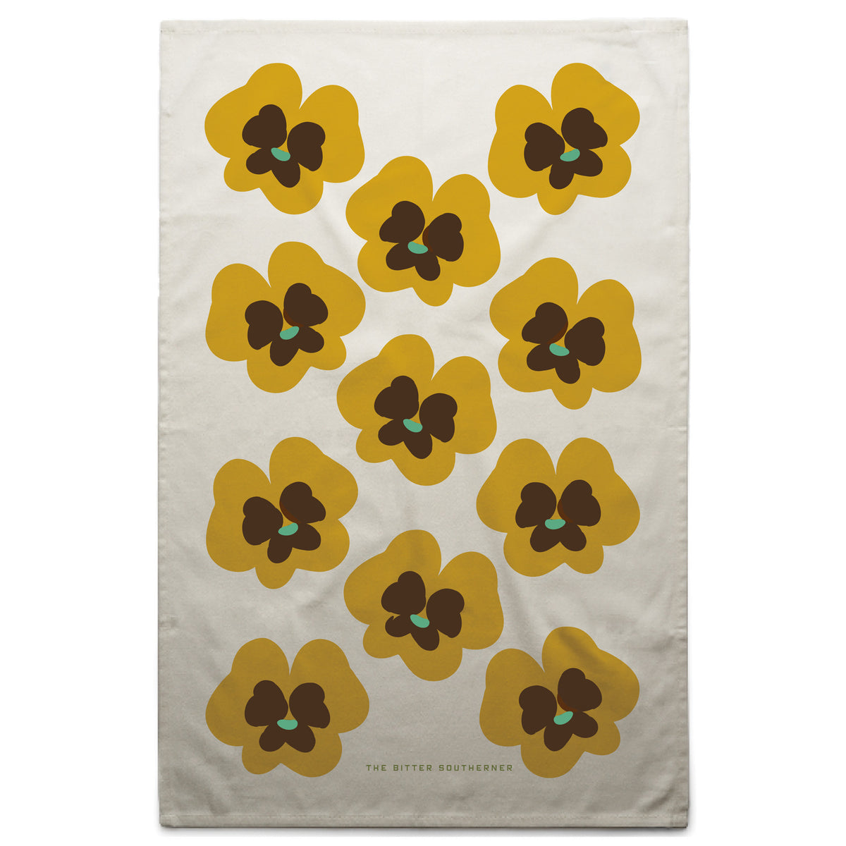 Pansies Towel (Yellow)