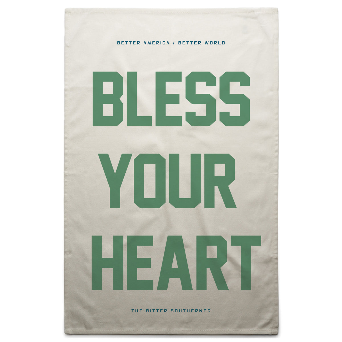 Bless Your Heart Towel (Green)
