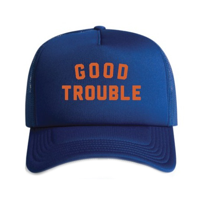 Good Trouble Trucker Hat (Blue)