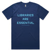 Libraries Are Essential Tee (Blue)