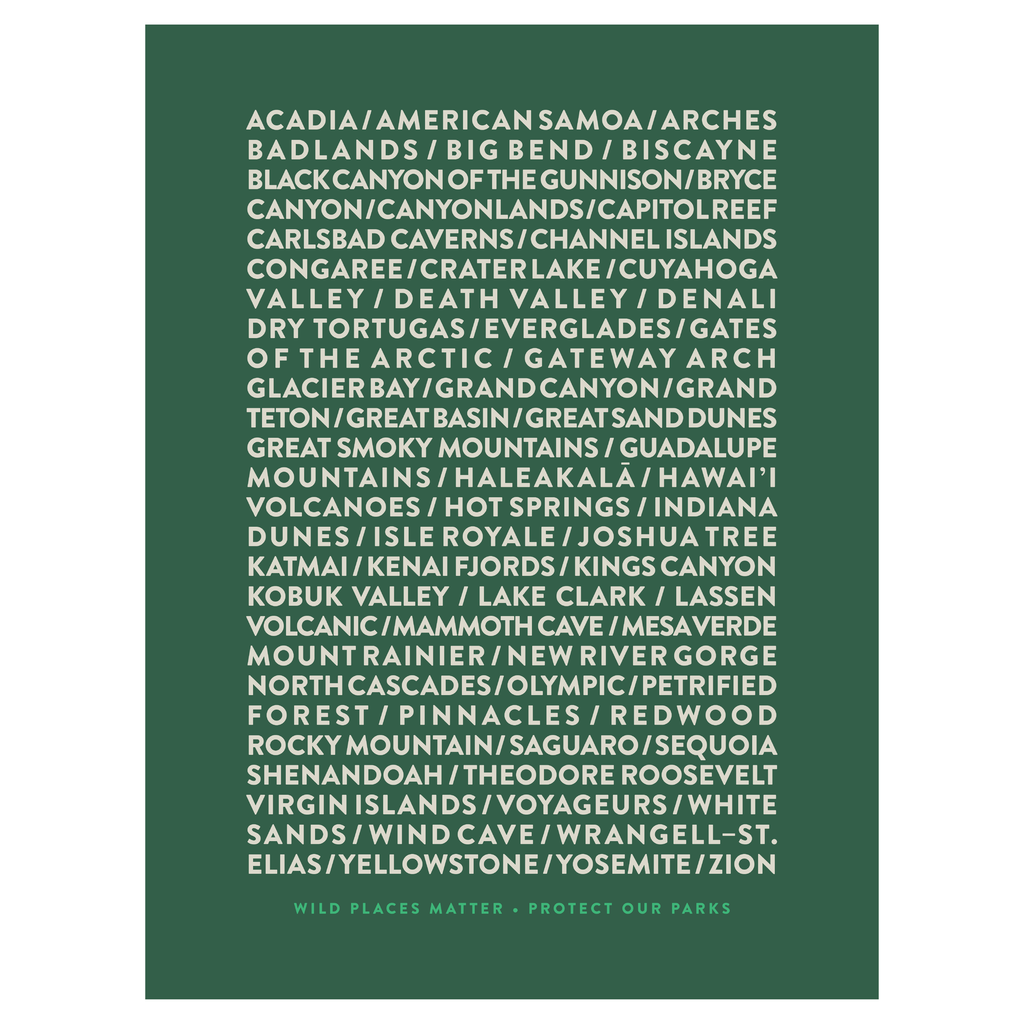 Protect Our Parks Print