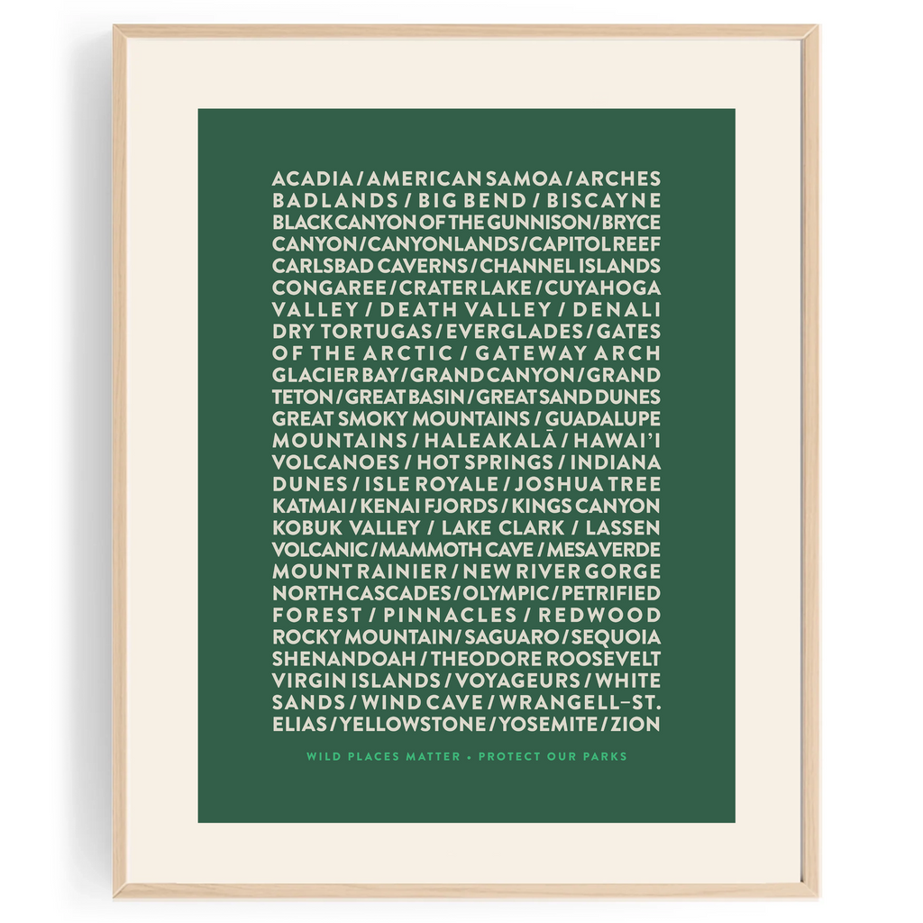 Protect Our Parks Print