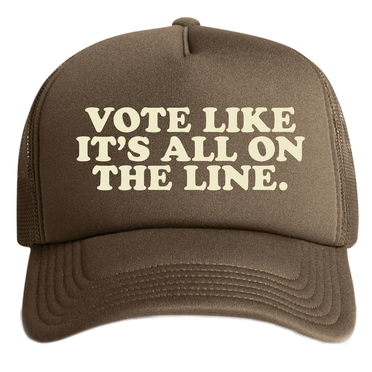 All On the Line Trucker (Walnut)