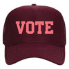 Vote Trucker (burgundy)